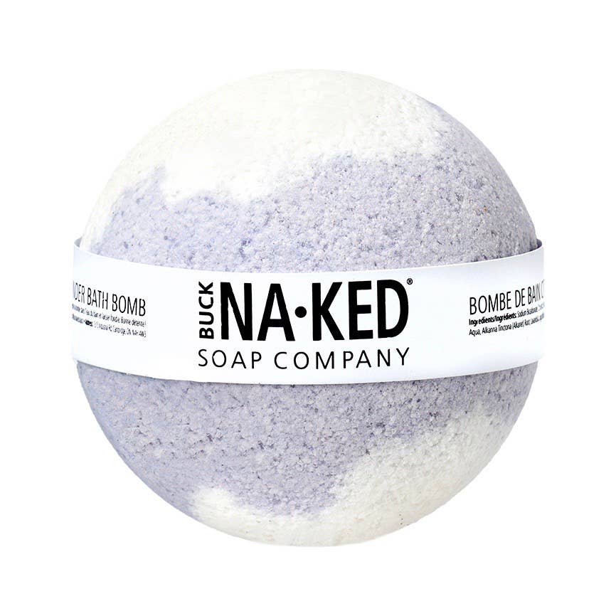 Buck Naked Soap Company -  Lemon & Lavender Bath Bomb