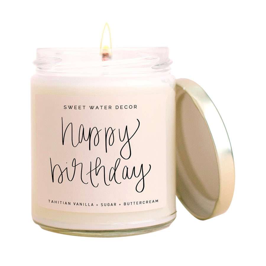 Sweet Water Decor - Happy Birthday Soy Candle 9oz
