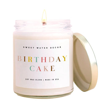 Sweet Water Decor - Birthday Cake Soy Candle 9oz