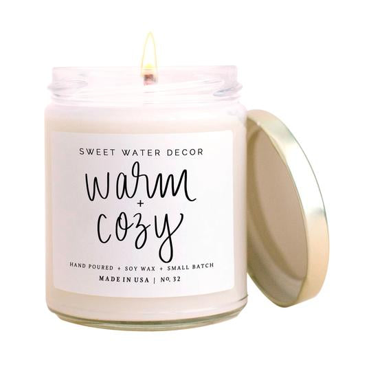 Sweet Water Decor - Warm & Cozy Soy Candle 9oz