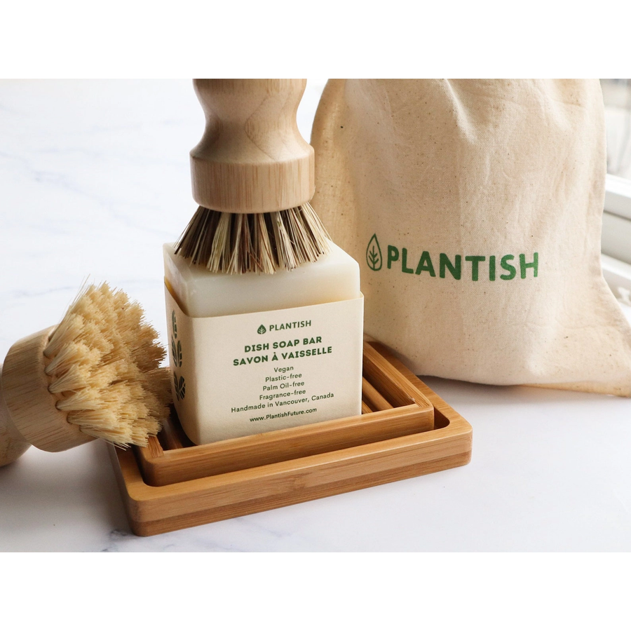 Plantish - Dual-layer Bamboo Soap Dish